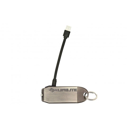 True Utility Lifelite USB Rechargeable LED Key Ring Flashlight Torch TU288