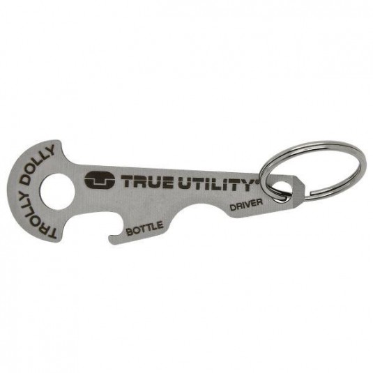 True Utility Trolly Dolly Keyring With Bottle Opener & Driver TU237