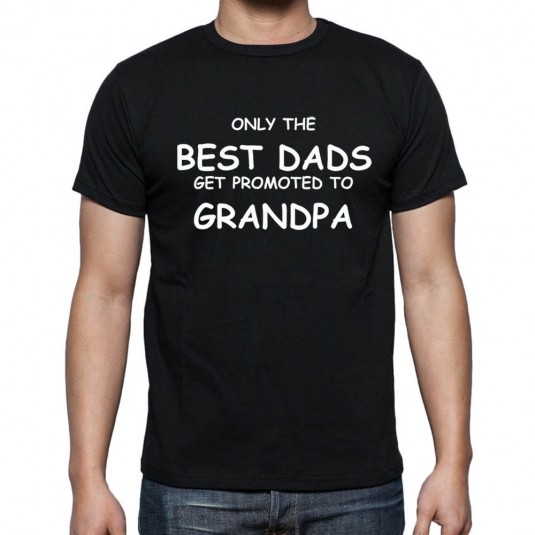 Father's Day T-shirt Dads Get Promoted